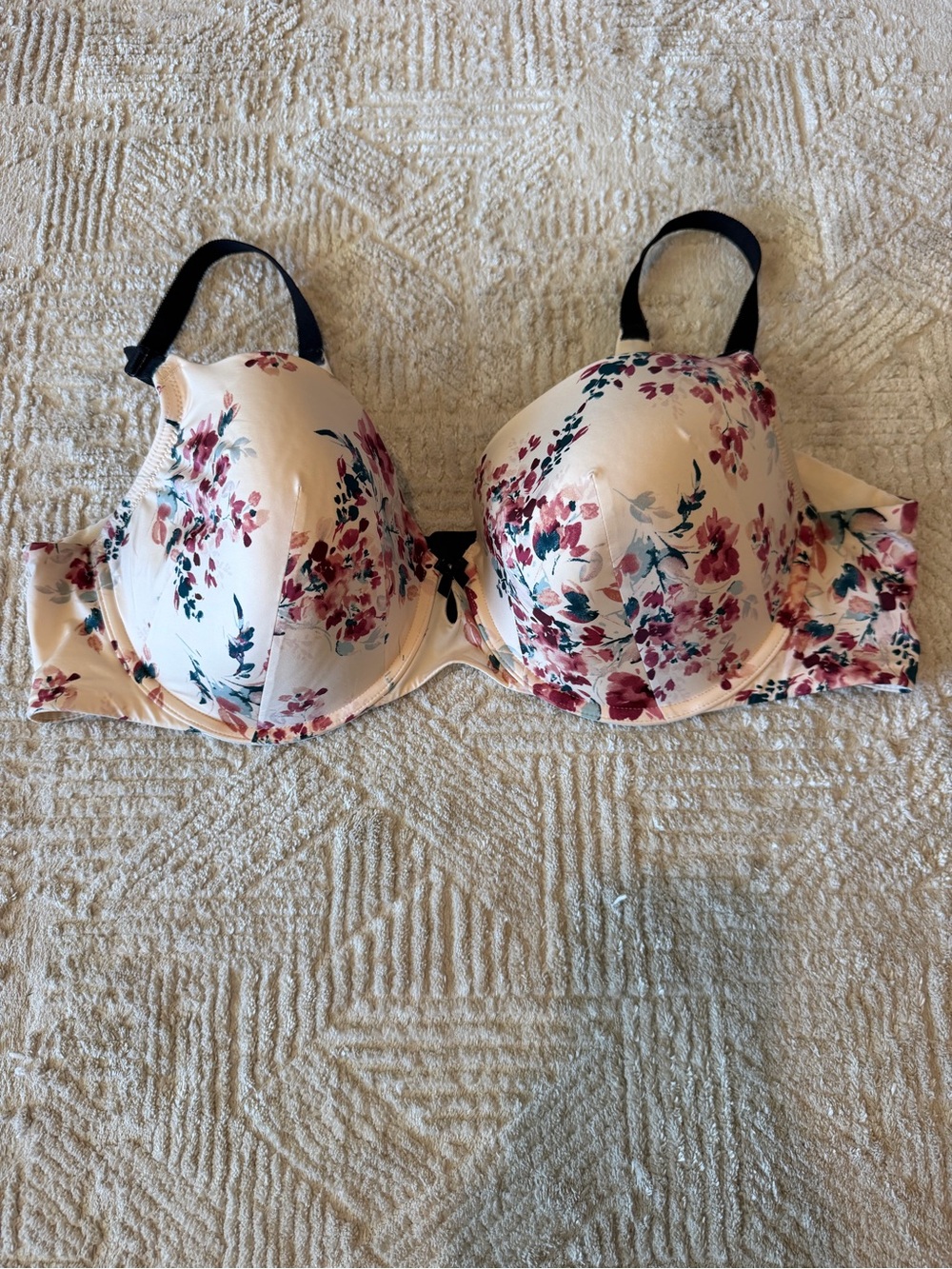 Torrid Curve 360 Back Smoothing Floral Lightly Lined T-Shirt Bra 44C